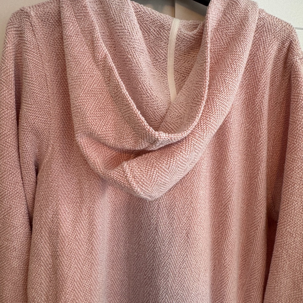 Faherty Light Pink Knit Baja Sweatshirt - Picture 5 of 6
